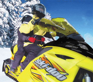 Rider-hold-tight-Snow